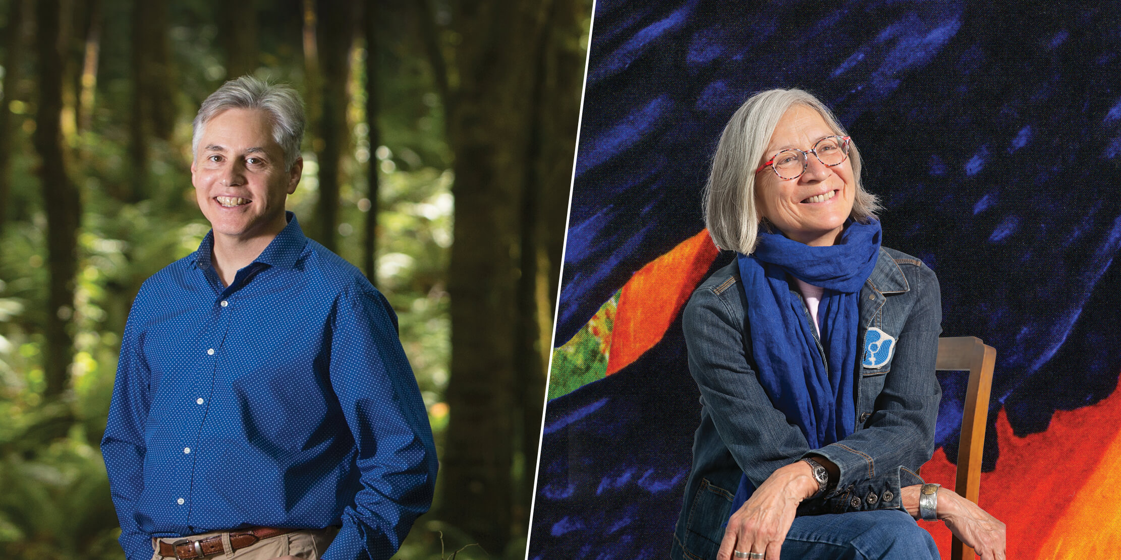 John Borrows and Val Napoleon, founders of UVic's new Indigenous law degree