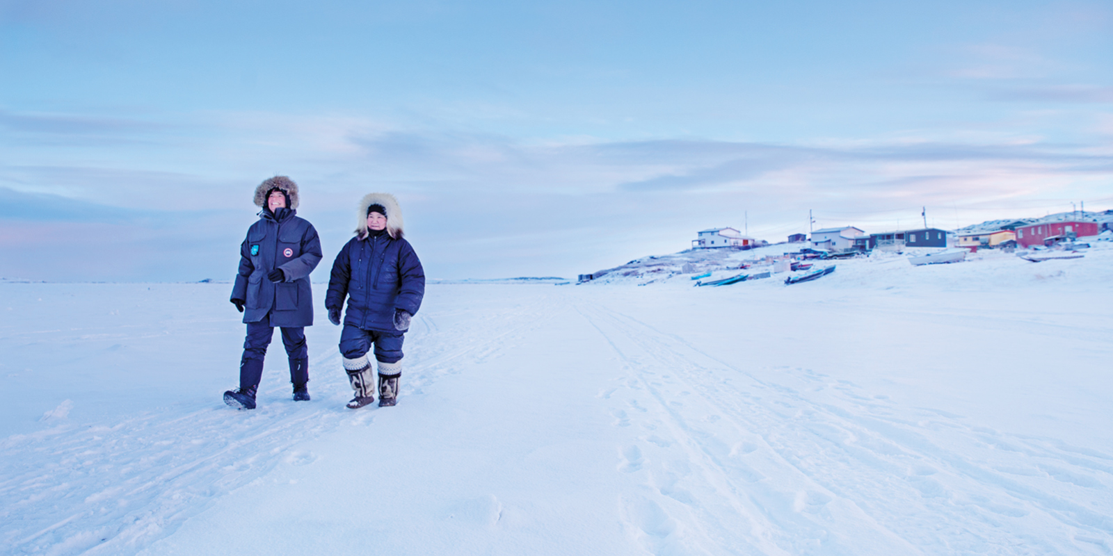 ONC researcher in the field in northern Canada