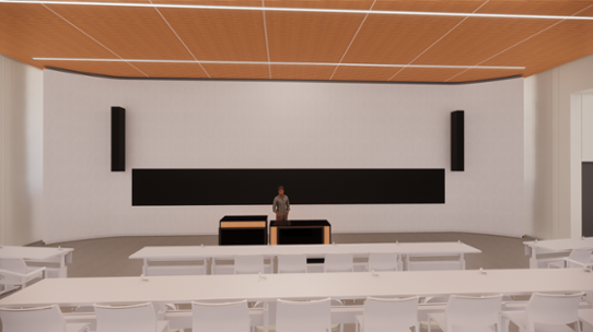 Rendering of the new classroom 