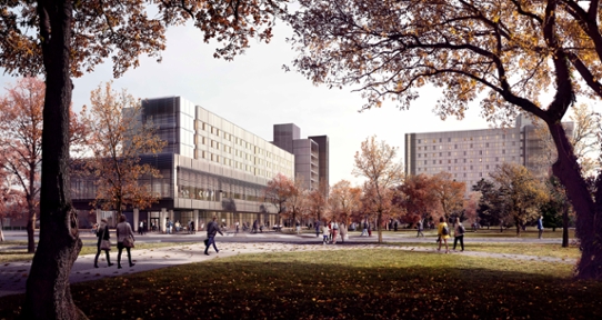student housing exterior rendering Dec 2019