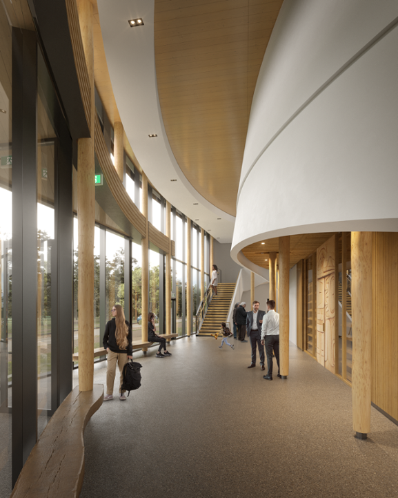 Teeple Architects UVic NCIL Lobby Update