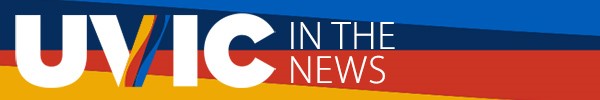 UVic in the News graphic