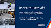 Winter safety digislide
