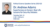 Political Science Speakers Series digislide