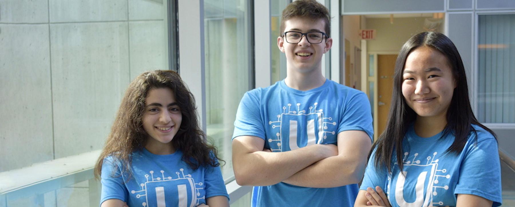 group of high tech u students