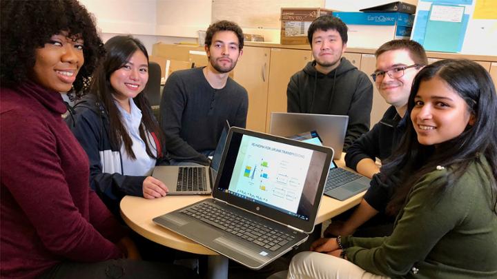 group of diverse students