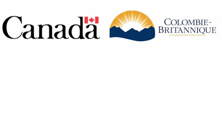 Logos for Government of Canada and Province of BC