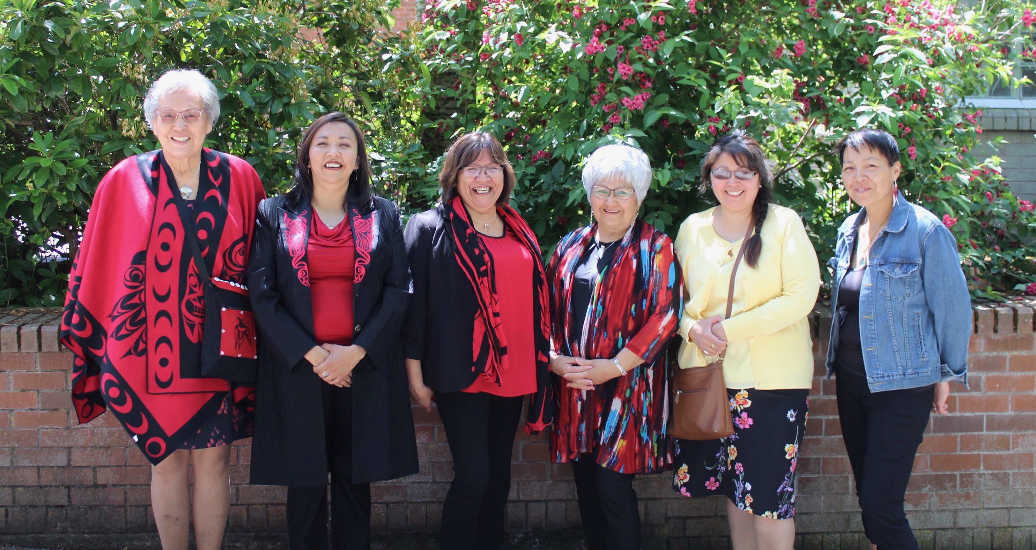 Tāłtān graduates celebrate at UVIC before heading home to their communities continue their good work on language revitalization and teaching in their schools, preschools, adult classes and language nests.
