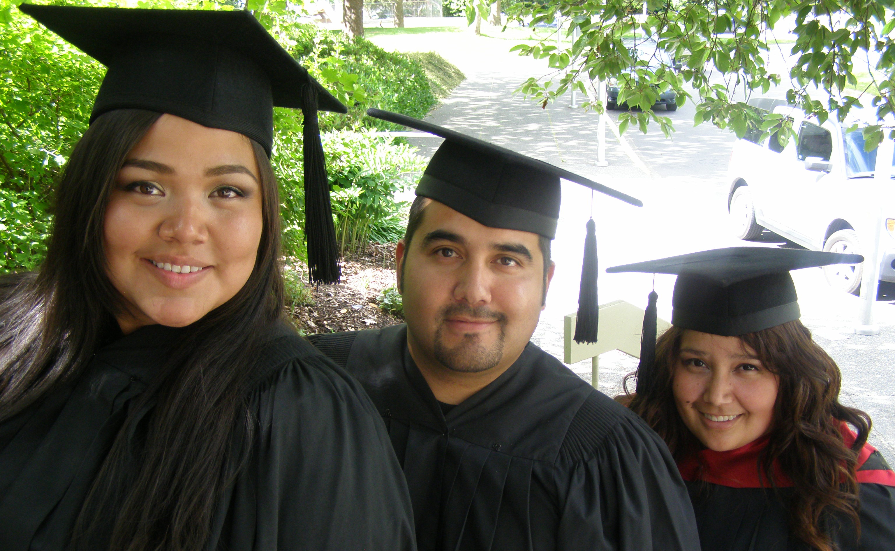 Kwak’wala students graduating with their diploma in 2013. Photo credit: Kaitlyn Charlie