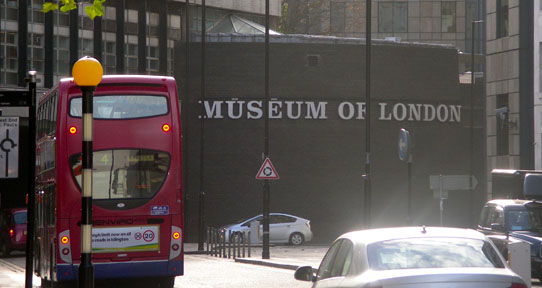 A double-decker bus in the UK