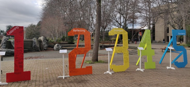 5 Days of Action art installation by Petch Fountain
