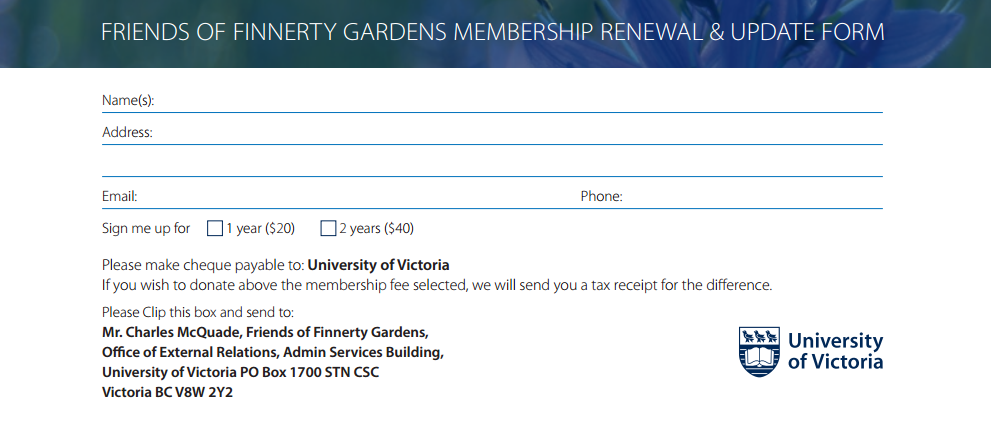 Friends of Finnerty Gardens form