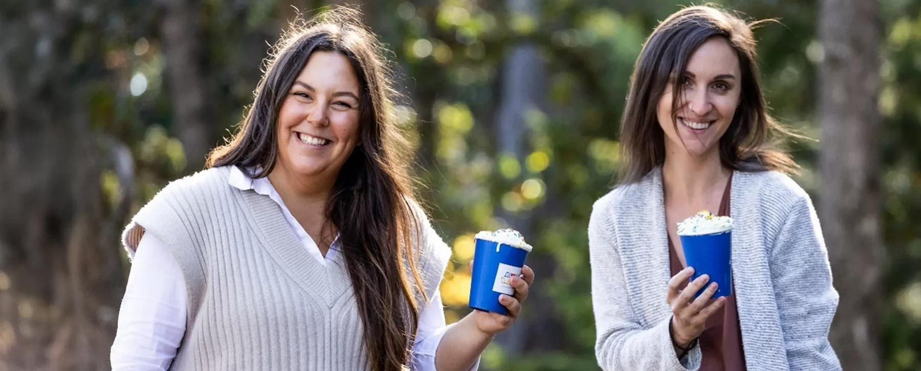 two uvic staff members
