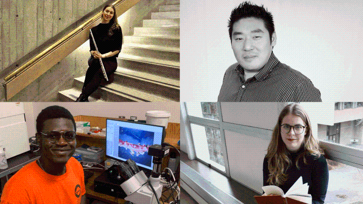 Collage of Rubinoff scholarship students 