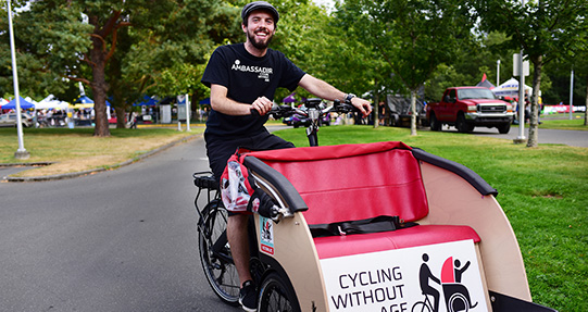 Carson and his trishaw