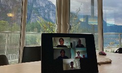 Eliza's study space in Squamish
