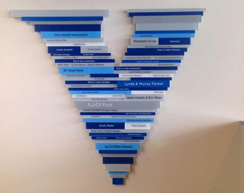 Donor wall