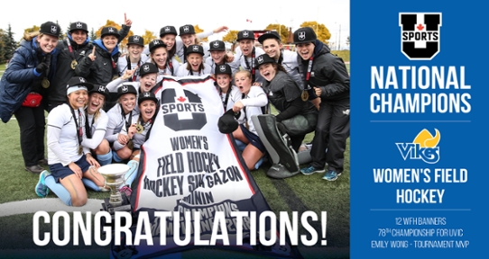 The Vikes celebrate the program's twelfth championship banner. Photo: Jojo Qian.