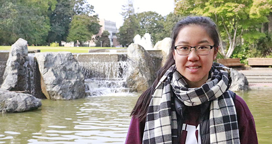 Carmen Ho was awarded the Victoria Foundation's Chinese-Canadian Community Scholarship