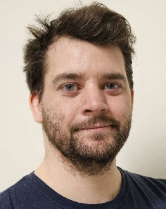 man with brown hair