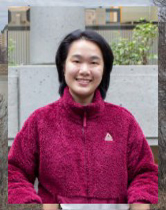 woman in red sweater