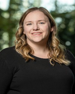 woman with blond curls