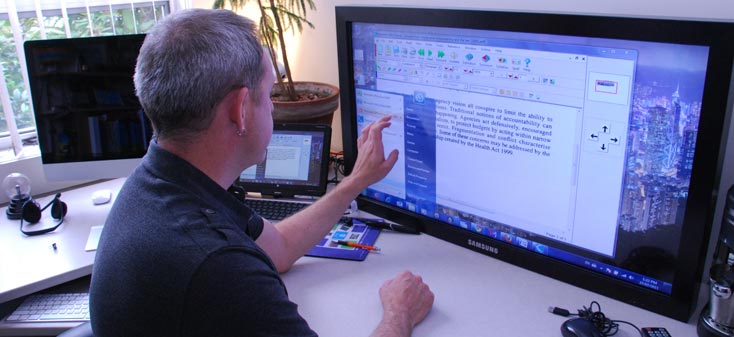 Darryl Gorrie, an adviser with the Resource Centre for Students with a Disability.