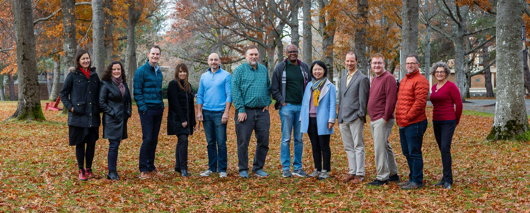 CSSI research fellows take a group photo outdoors at UVic