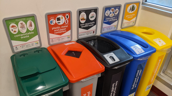 Gustavson waste collection bins