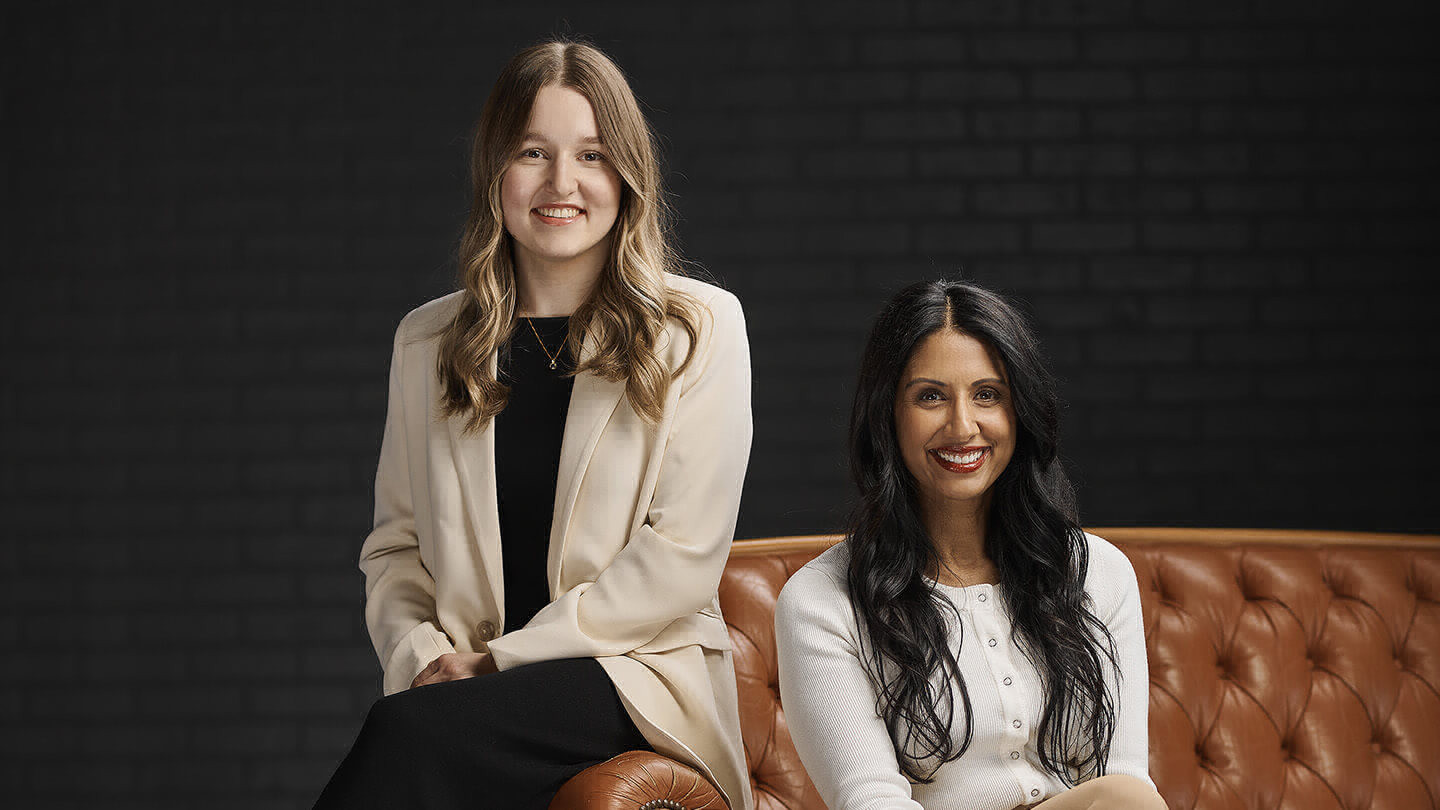 Alexa Tremblay with her mentor Ashka Wirk