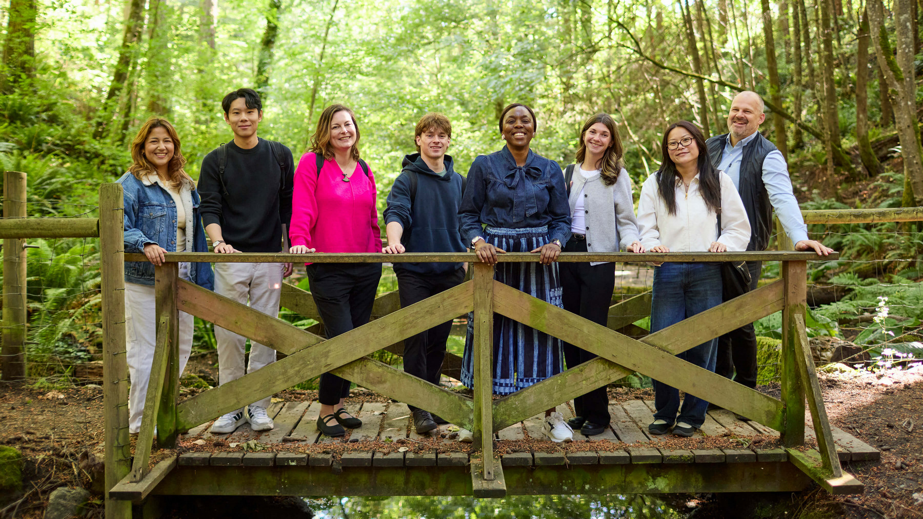 MBA and BCom students in Mystic Vale