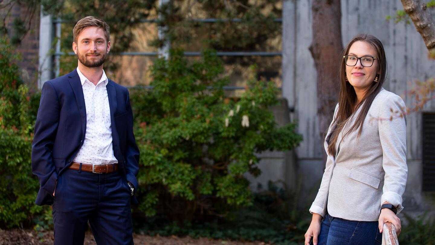 Doug Stuart and Emily Salmon