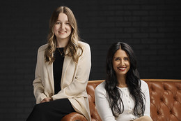 Alexa Tremblay with her mentor Ashka Wirk