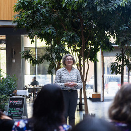 Heather Ranson speaks at the 2024 PRME conference