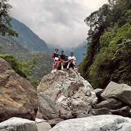 MGB students on a hike