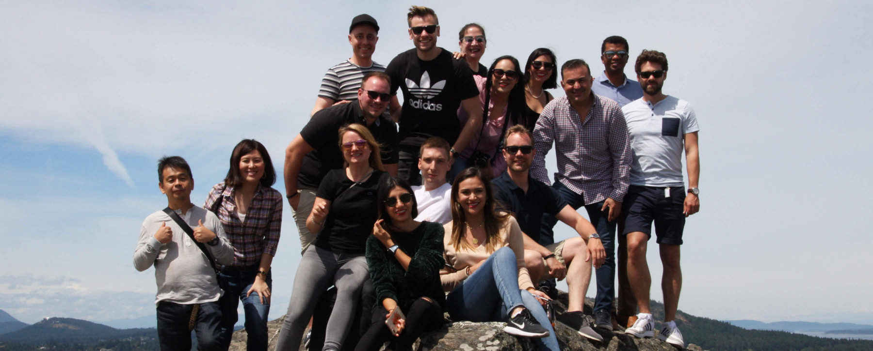 SGBS students out for a hike
