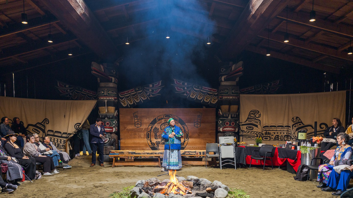 The 5th Indigenous Nursing Research for Health Empowerment Summit opened at Mungo Martin House.