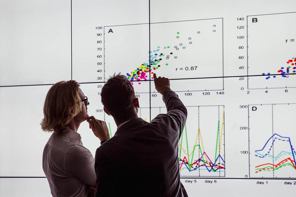 Stock image of data visualization, courtesy of VADA program.