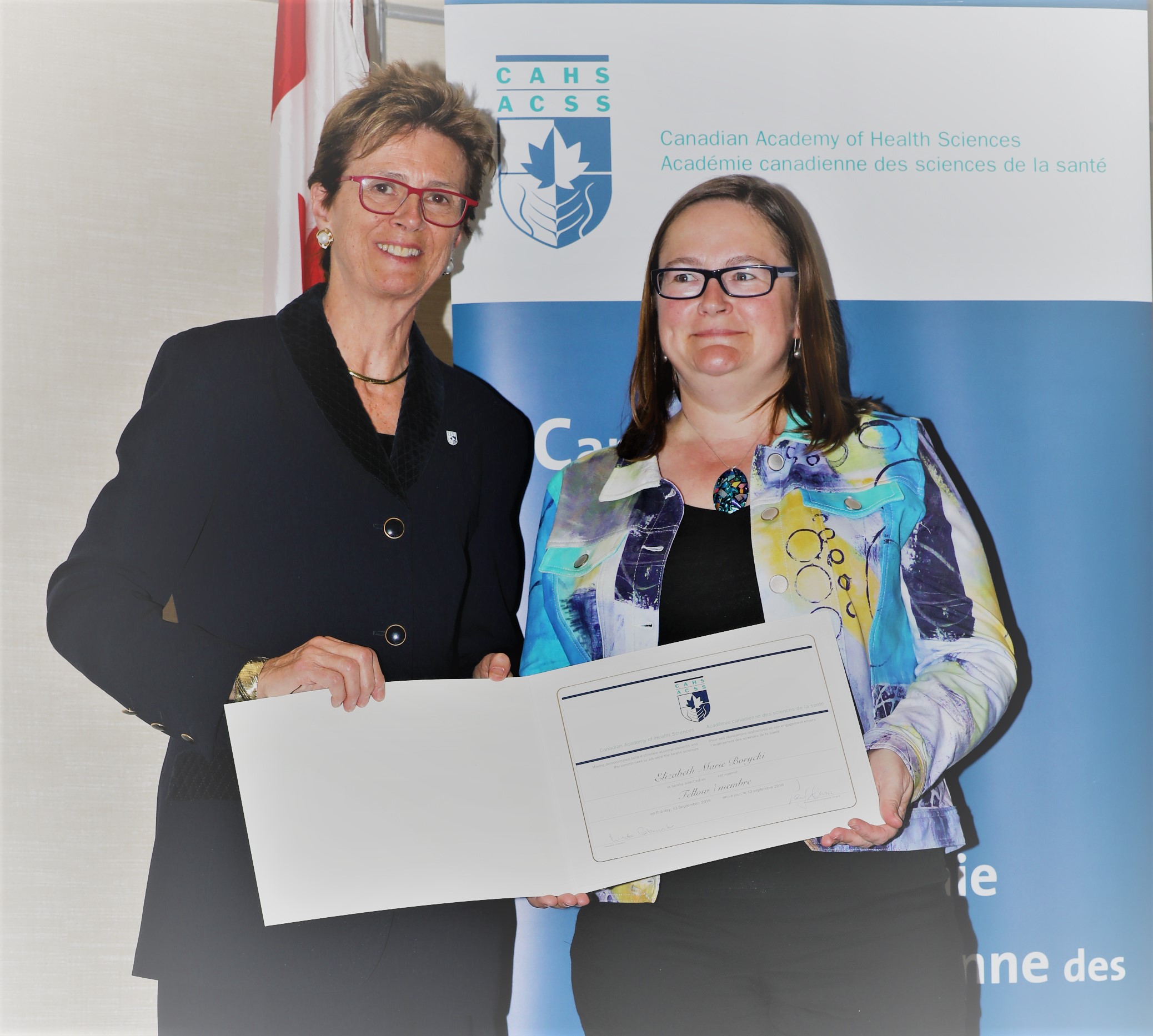 Dr. Elizabeth Borycki receives prestigious CAHS Fellowship