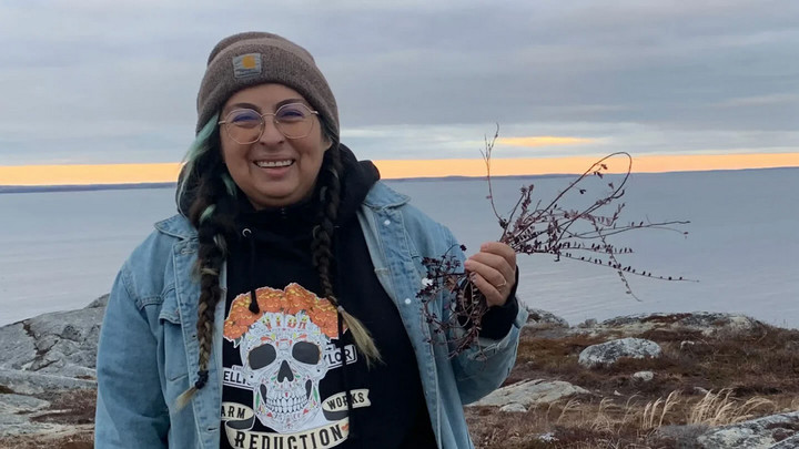 Andrea Figueroa on the beach