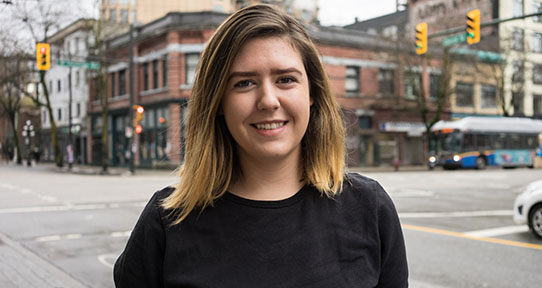 Brianne DeMan downtown