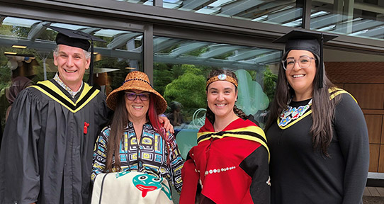 Dr. Robina Thomas, VP Indigenous, and MSWI almuni