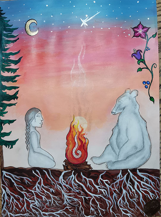 Interconnection - Artwork by Carmin Blomberg