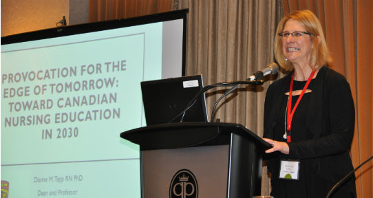 Keynote speaker, Dr. Dianne Tapp - University of Calgary