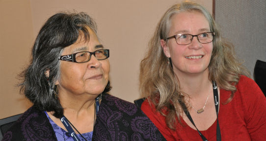 Dr. Evelyn Voyageur and Joanna Fraser, presenters