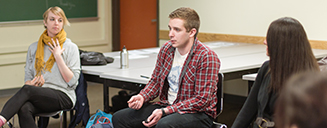 Students in a classroom