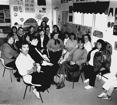 Marge as member of the Sudbury Better Beginnings, Better Futures Research Demonstration Project 1992