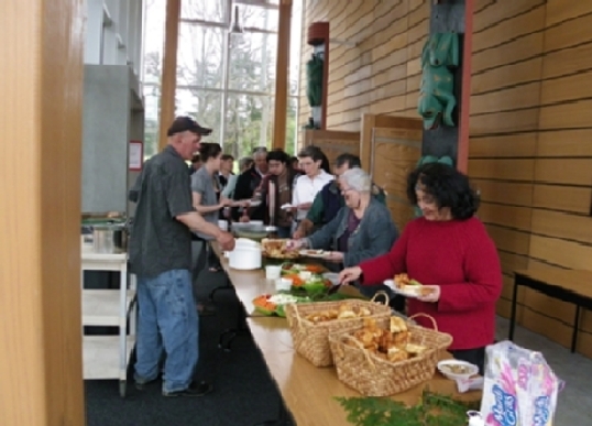 Guests at Community Honouring Feast