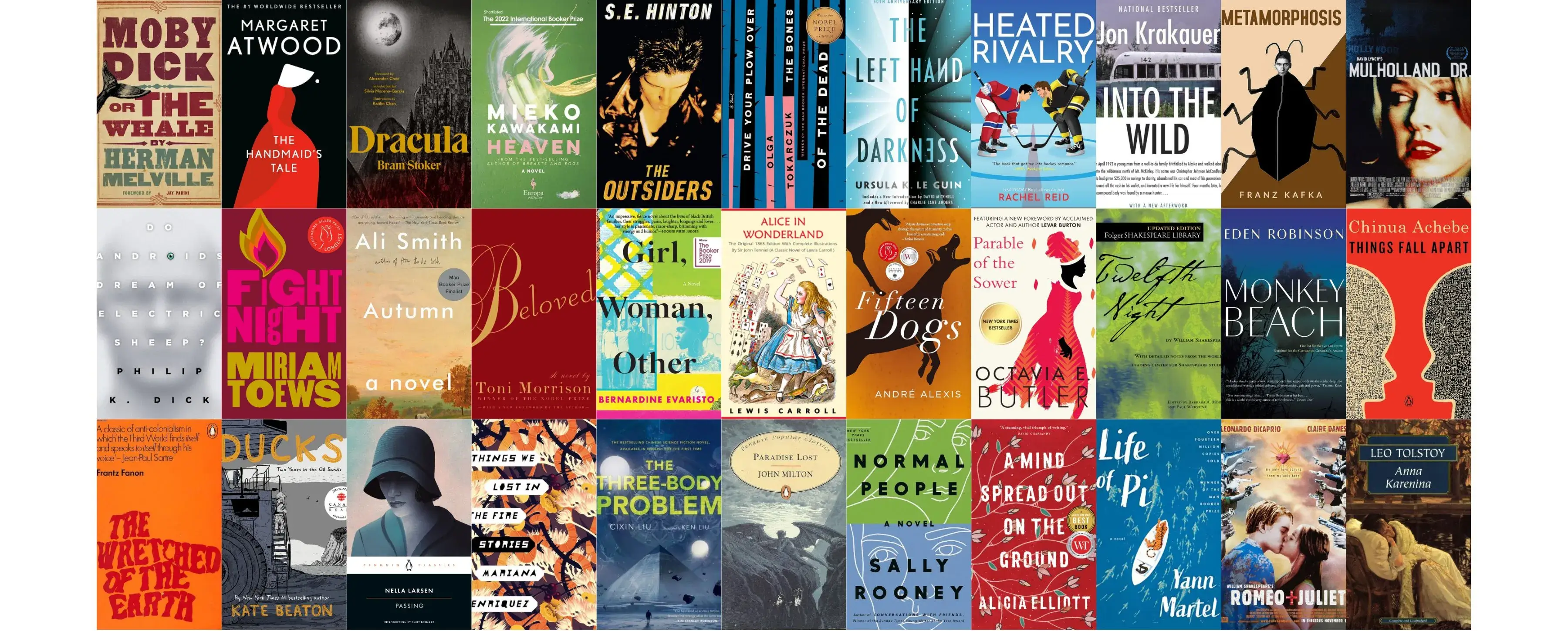 collage of books