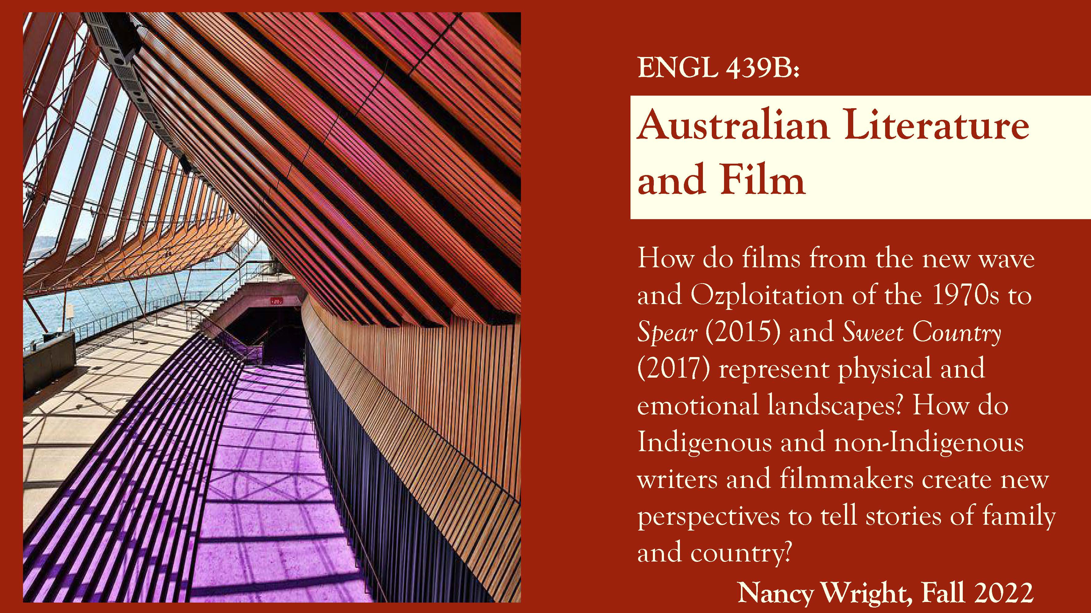 Australian Literature and Film